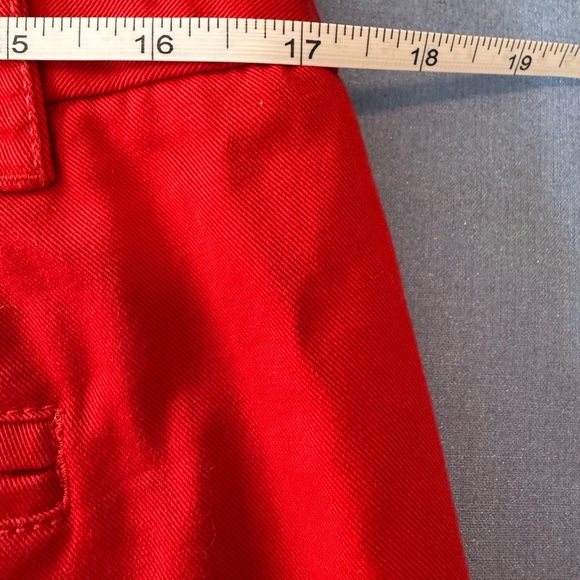 J. Crew Red Bermuda Shorts Tailored Lightweight Cotton - Picture 6 of 6